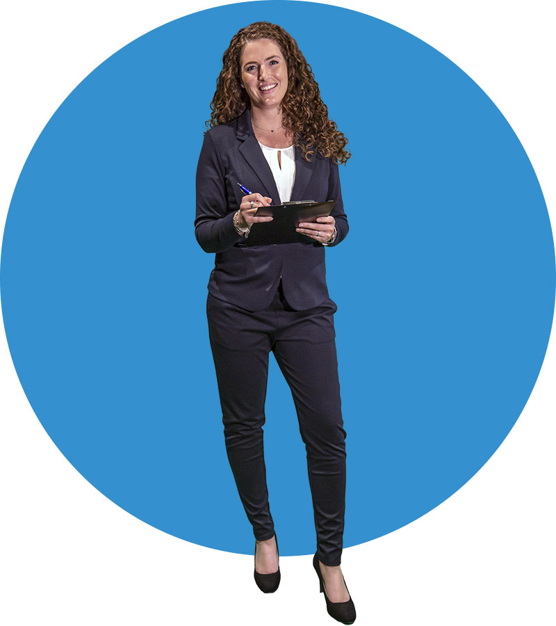 Hier werken we in een gezellig team waardoor ik elke dag met plezier naar mijn werk ga